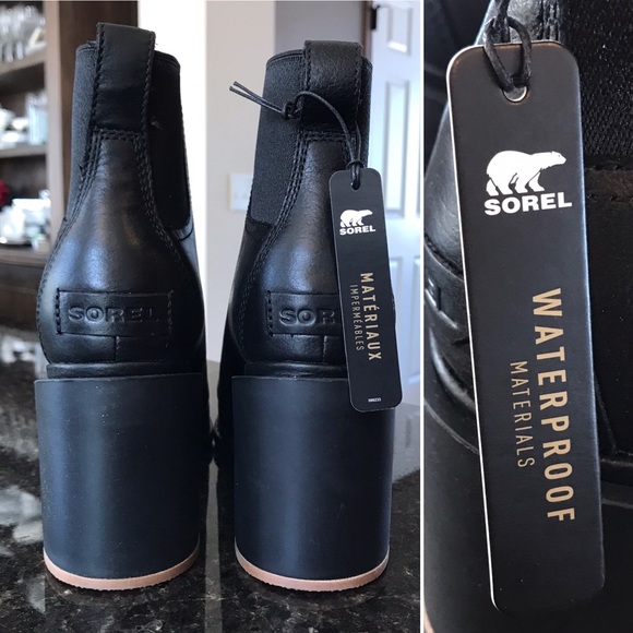 New Sorel Blake Chelsea Waterproof Boot, Black - Picture 15 of 16